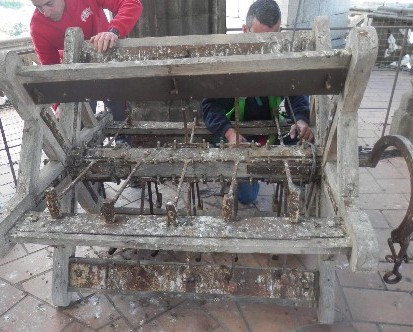 Matraca catedral de toledo antes de la restauracion